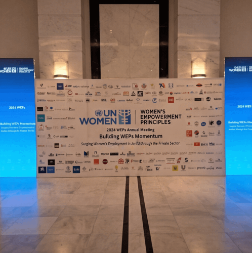 media wall with digital screens