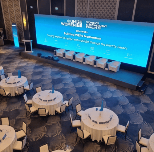events and conferences set-up