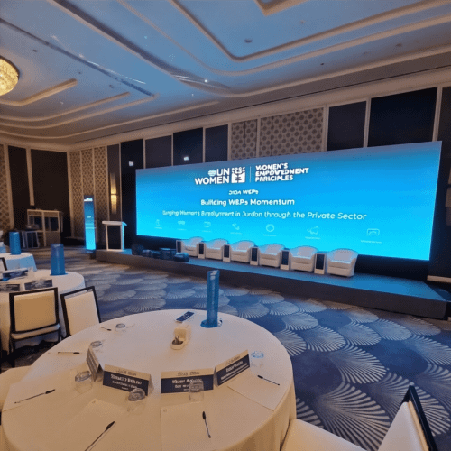 events and conferences set-up